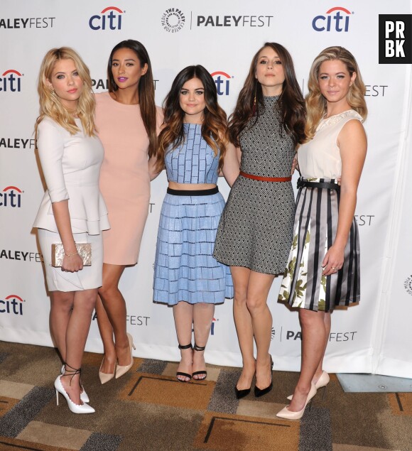 Pretty Little Liars : Ashley Benson, Shay Mitchell, Lucy Hale, Troian Bellisario et Sasha Pieterse au PaleyFest le 16 mars 2014