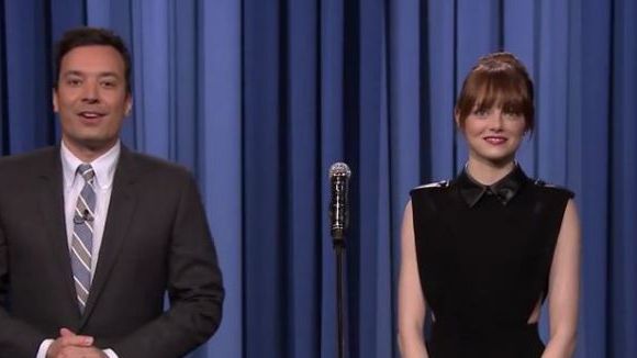 Emma Stone VS Jimmy Fallon : leur géniale battle de playback dans Tonight Show