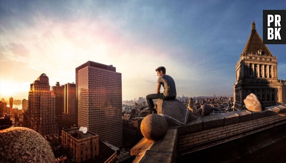 The Amazing Spider-Man 2 : Andrew Garfield sur une photo