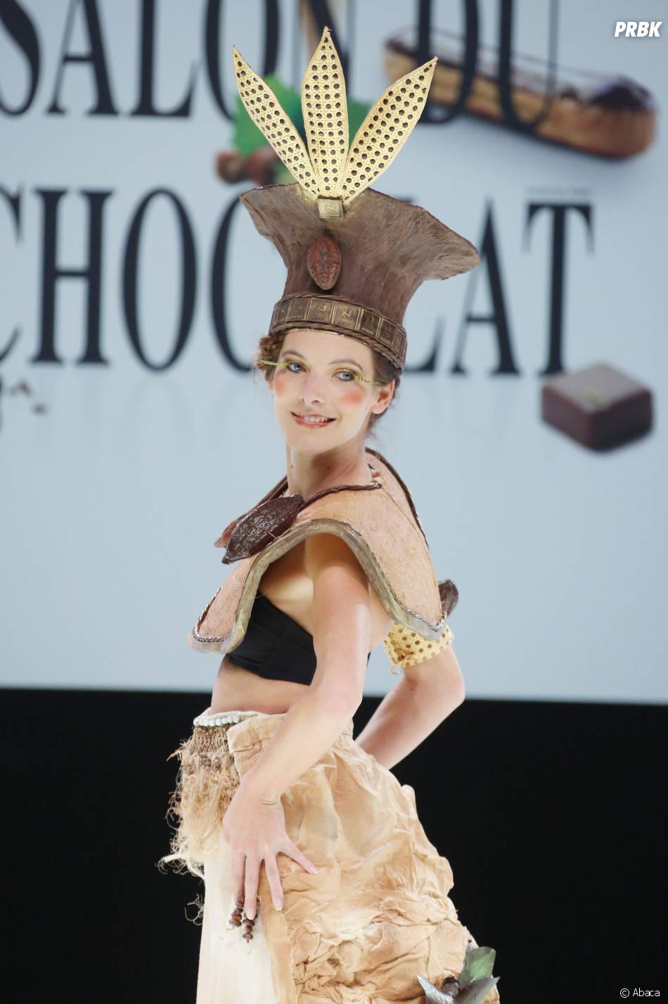  Elodie Varlet d&amp;eacute;file au Salon du chocolat 2012 