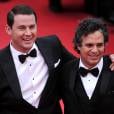 Channing Tatum et Mark Ruffalo complices pour la projection de Foxcatcher, le 19 mai 2014 au festival de Cannes