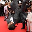 Brahim Zaibat en mode Danse avec les stars à Cannes, le 19 mai 2014