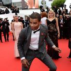 Brahim Zaibat showman face à une Cheryl Cole sexy au festival de Cannes 2014