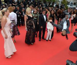 Brahim Zaibat sur le tapis rouge du festival de Cannes, le 19 mai 2014