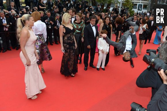Brahim Zaibat sur le tapis rouge du festival de Cannes, le 19 mai 2014