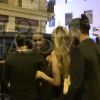 Nabilla Benattia et Thomas Vergara avec une horde de paparazzi à Cannes