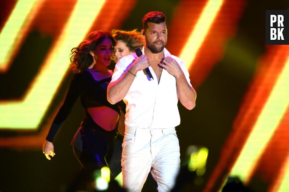 Ricky Martin à la cérémonie des Word Music Awards 2014 enregistrée à Monaco le 27 mai 2014