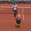 Gaël Monfils : battle de danse à Roland Garros 2014