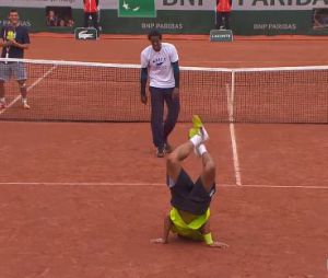 Ga&euml;l Monfils : battle de danse &agrave; Roland Garros 2014