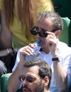 Elie Semoun avec Laurent Lafitte à Roland Garros, le vendredi 6 juin 2014