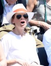 Hilary Swank a fait le déplacement à Roland Garros, le vendredi 6 juin 2014
