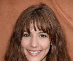 Doria Tillier devant les photographes du quartier VIP de Roland Garros, le 7 juin 2014