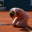 Maria Sharapova pendant la finale de Roland Garros 2014