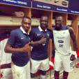 Blaise Matuidi, Mamadou Sakho et Moussa Sissoko, le 8 juin 2014 au stade Pierre Mauroy à Lille