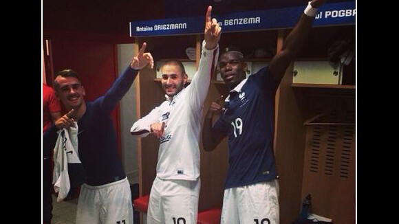 Karim Benzema, Griezmann... fête dans le vestiaire avant le départ au Brésil
