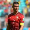 Cristiano Ronaldo boude pendant Portugal VS Allemagne, le 16 juin 2014 au Brésil