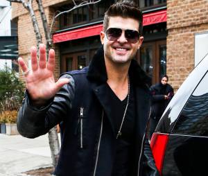 Robin Thicke : l'une de ses sessions de questions-r&eacute;ponses avec des internautes a vir&eacute; au cauchermar, le 1er juillet 2014