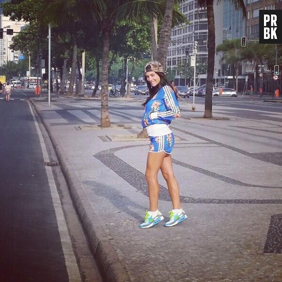 Ludivine Sagna ultra lookée pendant le Mondial 2014 au Brésil