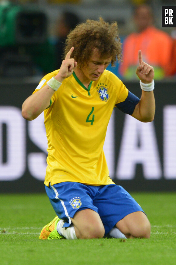 David Luiz capitaine pendant Brésil VS Allemagne, le 8 juillet 2014