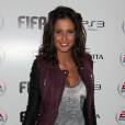Malika Ménard bronzée et souriante pour la soirée de lancement de FIFA 13