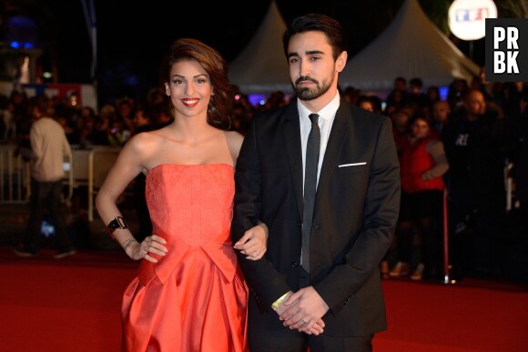 Tal et son petit-ami Anthony aux NMA 2014, le 14 décembre 2013 à Cannes