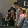 Lea Michele et Matthew Paetz : couple complice à LAX, le 15 juillet 2014