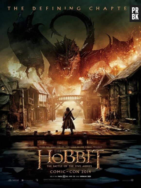 Le Hobbit 3 : l'affiche du film dévoilée au Comic-Con