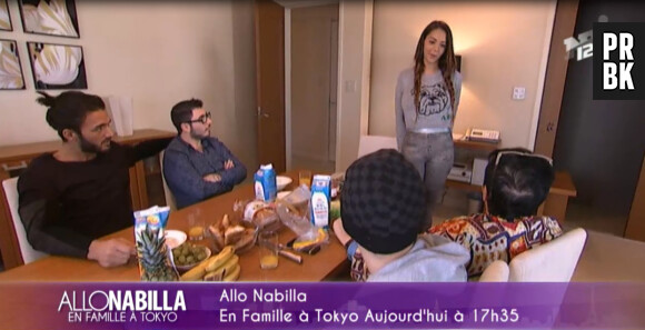 Allo Nabilla : Nabilla Benattia annonce à Thomas, Livia, Tarek et John qu'ils vont s'envoler pour le Maroc