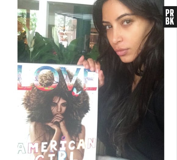 Kim Kardashian : selfie sans maquillage sur Instagram