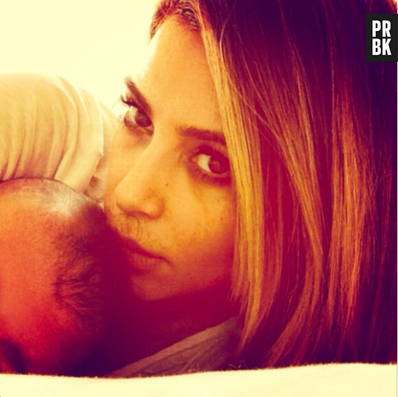 Kim Kardashian : selfie avec sa fille North