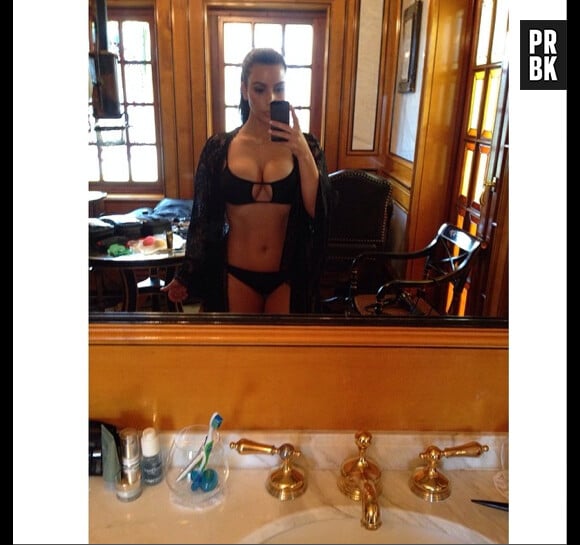 Kim Kardashian : selfie très hot sur Instagram