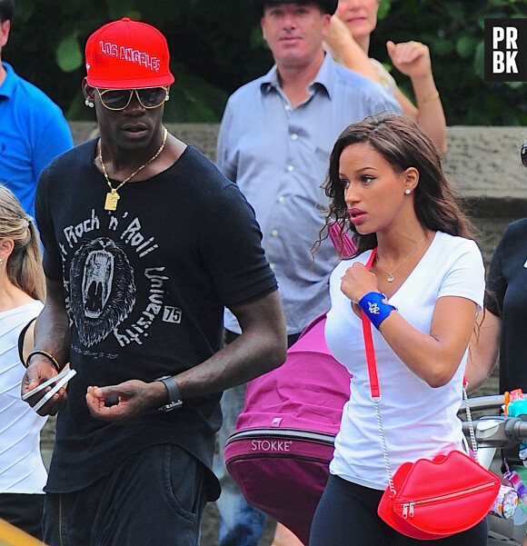 Mario Balotelli et Fanny Neguesha : dispute dans les rues de New York, le 19 juillet 2014