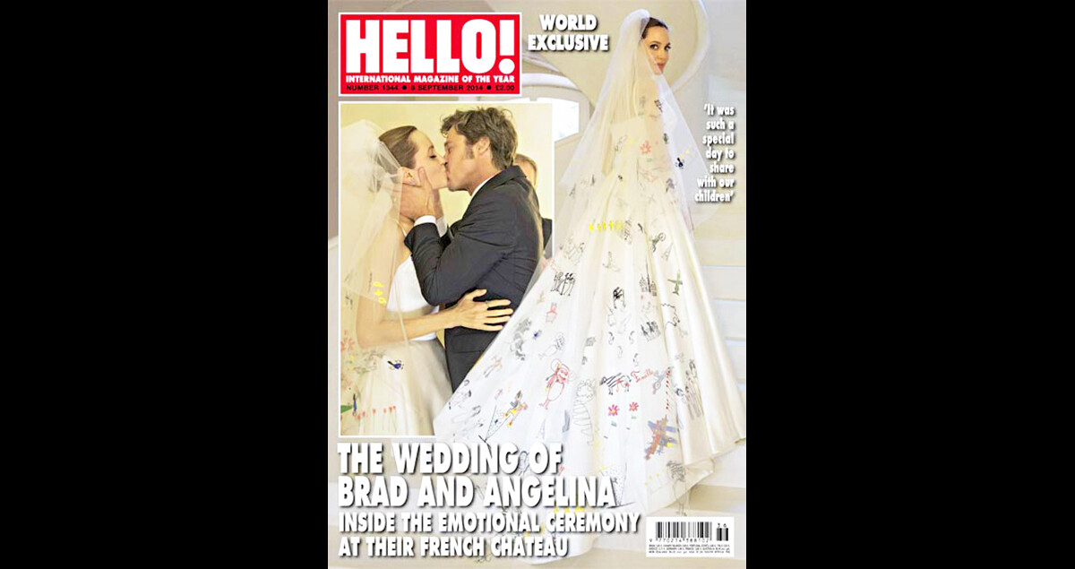 Angelina Jolie et Brad Pitt les photos de leur mariage devoilees PureBreak