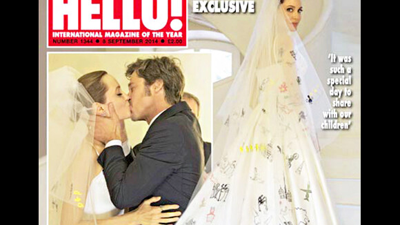 Angelina Jolie et Brad Pitt : les photos de leur mariage dévoilées