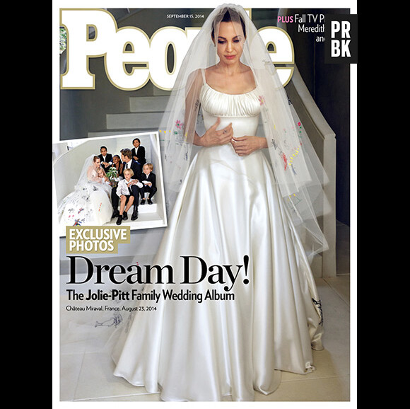 Angeline Jolie et Brad Pitt : leur mariage à la une du magazine People