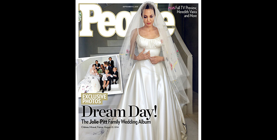 Angeline Jolie et Brad Pitt : leur mariage à la une du magazine People