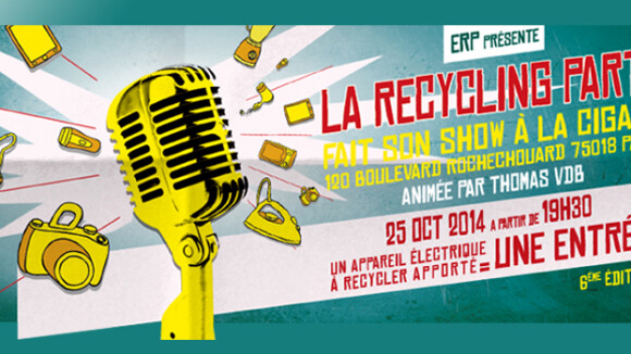 La Recycling Party 2014 :  musique, fête et recyclage !