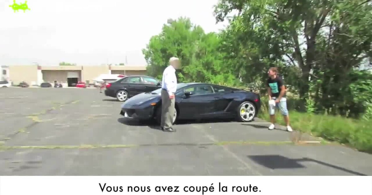 Il piège un conducteur de Lamborghini : sa blague tourne mal - PureBreak
