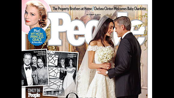 George Clooney et Amal Alamuddin : les photos officielles de leur mariage
