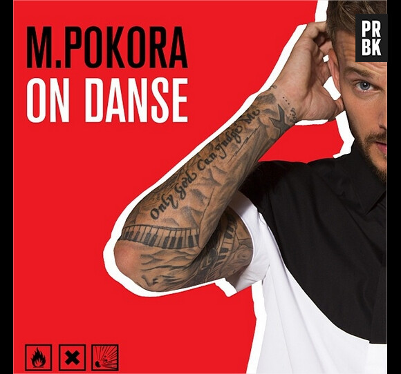 M. Pokora : la pochette de On danse, premier single extrait de l'album "R.E.D."