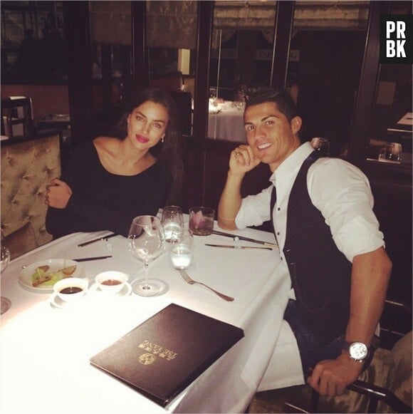 Cristiano Ronaldo et Irina Shayk : dîner en amoureux sur Instagram