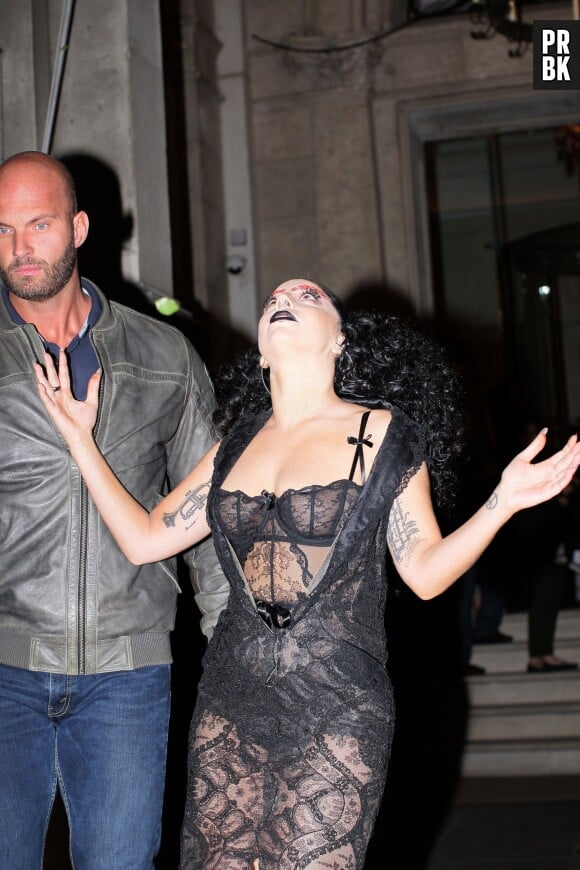 Lady Gaga rejoue L'Exorciste à Londres, le 22 octobre 2014