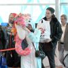 Miley Cyrus en licorne le 25 octobre dernier à l'aéroport de Sydney