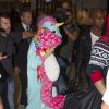 Miley Cyrus en licorne le 25 octobre dernier à l'aéroport de Sydney