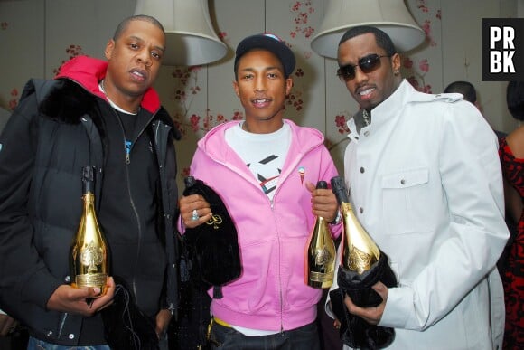 Jay Z, Pharrell Williams et P.Diddy, tous fans du champagne français Armand de Brignac