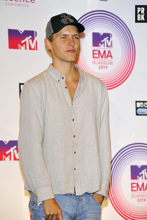 Jérôme Jarre, star des réseaux sociaux et invité français des MTV EMA 2014 à Glasgow, le 9 novembre 2014
