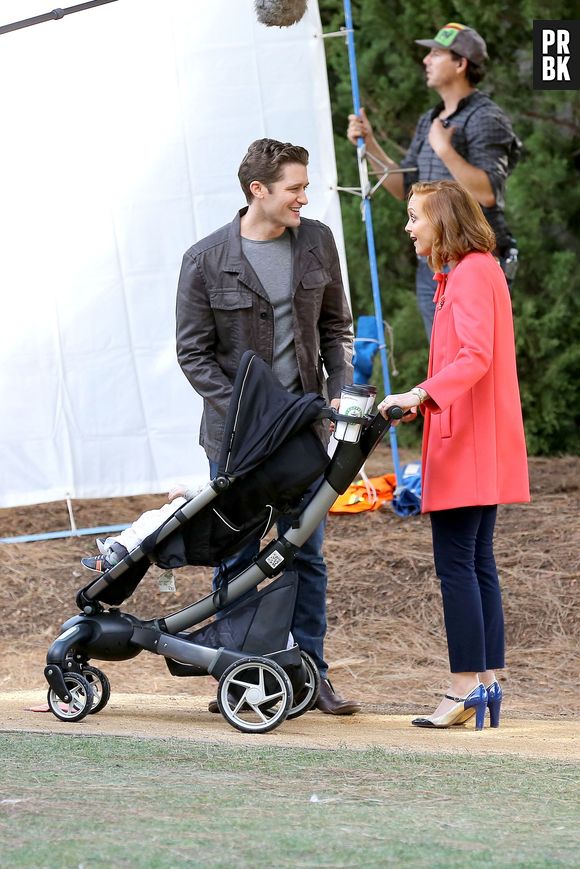 Glee saison 6 : Matthew Morrison et Jayma Mays sur le tournage