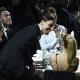  Zlatan Ibrahimovic et sa femme Helena Seger &agrave; la c&eacute;r&eacute;monie du football su&eacute;dois, le 10 novembre 2014 &agrave; Stockholm 