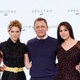 Naomie Harris, Léa Seydoux, Daniel Craig, Monica Bellucci et Christoph Waltz à l'annonce de James Bond 24 le 4 décembre 2014