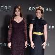 Monica Bellucci et Léa Seydoux à l'annonce de James Bond 24 le 4 décembre 2014